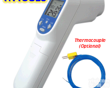 台湾先驰TN408LC<em>红外线</em><em>测温仪</em> 热电偶激光<em>二合一</em><em>测温仪</em>