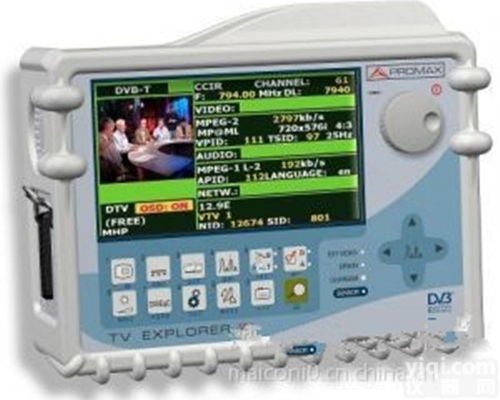 <em>西班牙</em>PROMAX  TV EXPLORER II+电视<em>场强仪</em>视频分析仪