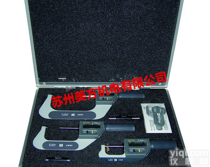 903.1301  <em>瑞士</em>Sylvac数显外径<em>千分尺</em>903.1301 <em>量程</em>：0-102mm