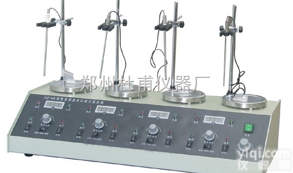 HJ-4  HJ-4四联<em>磁力</em><em>搅拌器</em> 多联<em>磁力</em>搅拌<em>加热板</em>