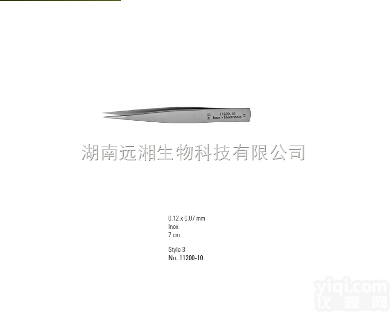 FST<em>镊子</em>11200-10 Dumont<em>微型</em>镊M3S 迷你<em>镊子</em>M3S ...