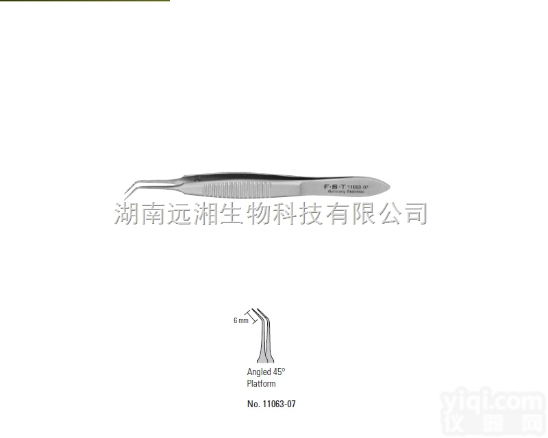 FST<em>镊子</em>11063-07 精细<em>镊子</em> 动物<em>解剖</em><em>镊子</em> 显微<em>镊子</em> 进口<em>镊子</em>