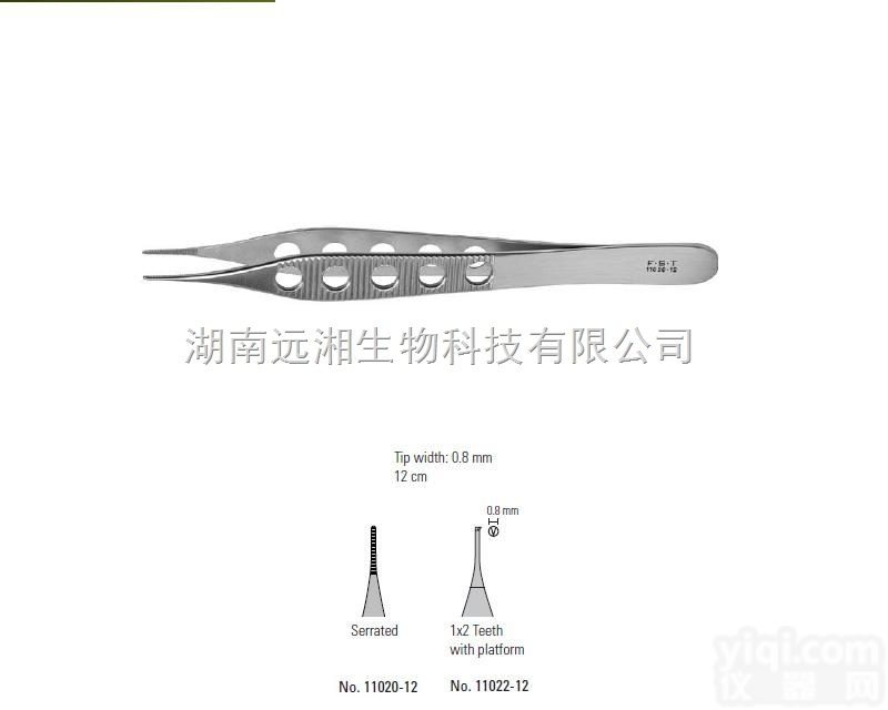 FST<em>镊子</em>11020-12 <em>Adson</em>细齿镊 FST<em>镊子</em>11022-1...