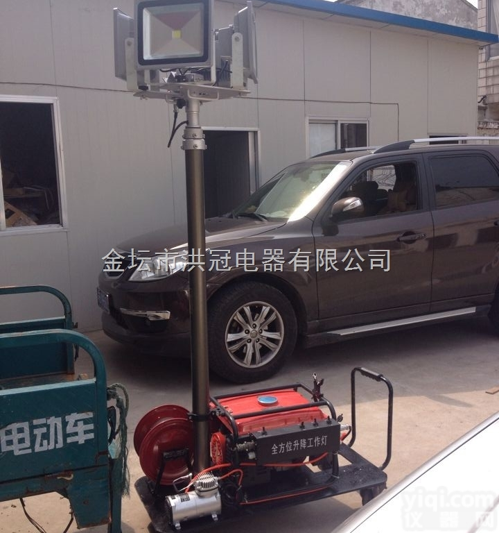 LED遥控升降移动<em>照明车</em>自助<em>发电</em>LED工作灯