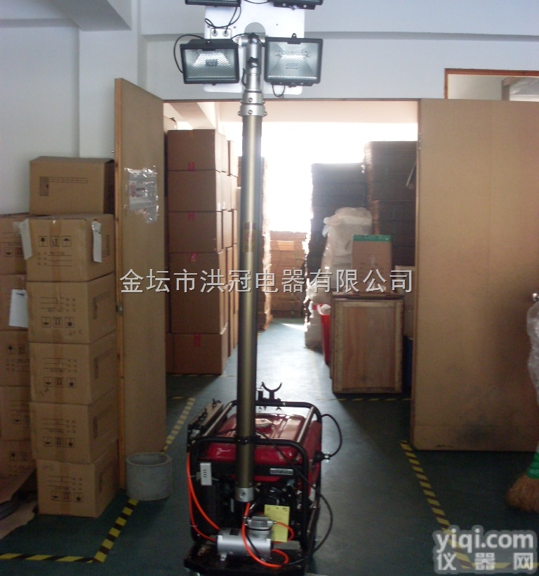 4X500W移动<em>照明车</em>-遥控移动<em>升降</em>照明灯