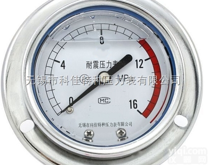 抗震带边盘装<em>压力表</em>接头<em>螺纹</em>，抗震带边盘装<em>压力表</em>执行标准