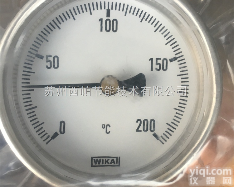 A46  wika双金属<em>温度计</em> 黄铜<em>探杆</em>