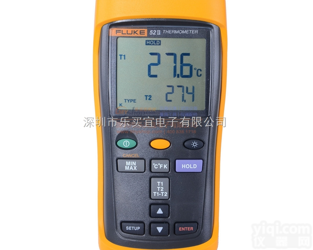 美国<em>福禄克</em>F52-II数字<em>温度计</em>