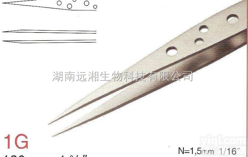 Rubis<em>镊子</em>1G-SA  Rubis尖头<em>镊子</em> <em>瑞士</em>进口<em>不锈钢</em><em>镊子</em>