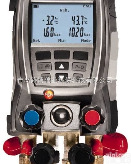 testo 570电子<em>冷媒表</em>  德图便携口袋环境检测仪，testo 570专业级电子<em>冷媒表</em>组