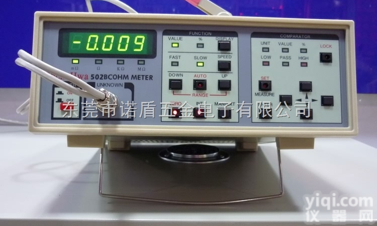 <em>502BC</em>  直流<em>电阻表</em>|<em>502BC</em>电阻电流表热卖，东莞诺盾电子公司