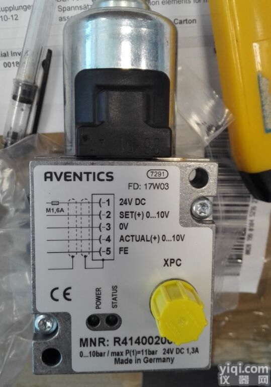 安沃驰AVENTICS气动阀工作原理