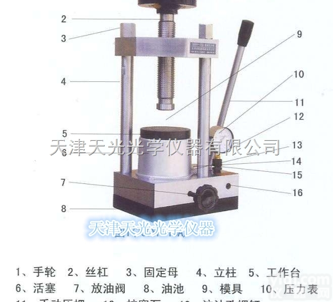 FW-4A型  专业生产<em>天津</em><em>天光</em>FW-4A型 红外<em>压片机</em>