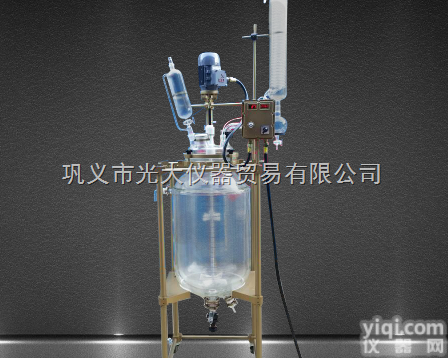 SF10L-100L  80L防爆双层<em>玻璃</em><em>反应釜</em> <em>反应器</em>实验室仪器厂家直销<em>反应釜</em>