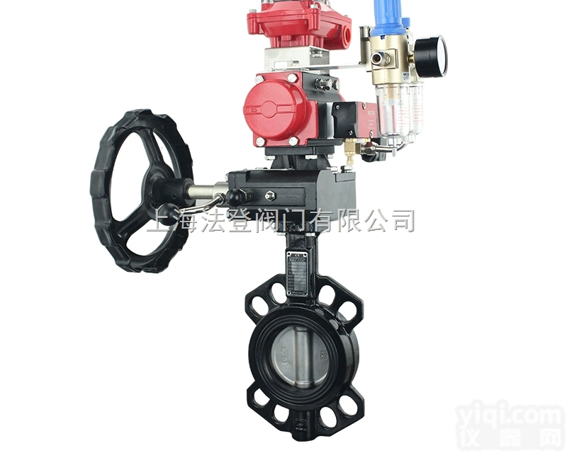 进口带<em>手轮</em>气动<em>对夹</em>蝶阀  专业<em>对夹</em>软密封蝶阀