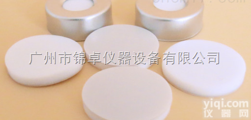 20mm,100只/包  <em>本色</em><em>PTFE</em>/透明硅<em>胶垫</em>，3mm厚（用于20ml顶空瓶 V3220-2...