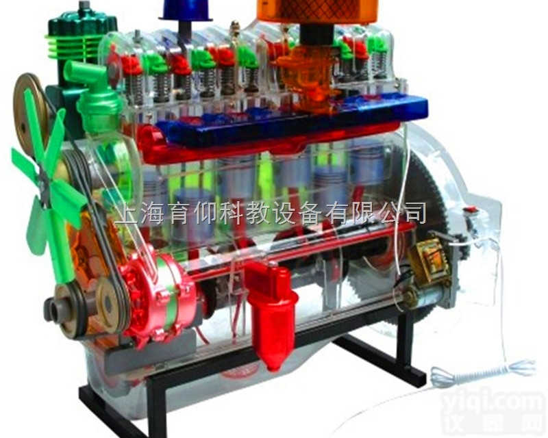 YUY-TM04<em>东风</em>.解放.<em>柴油机</em>.桑塔纳部件透明模型|汽车教学模型