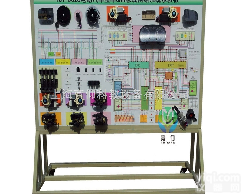 YUY-5026新能源汽车整车CAN总线网络系统示教板|<em>汽车新能源设备</em>