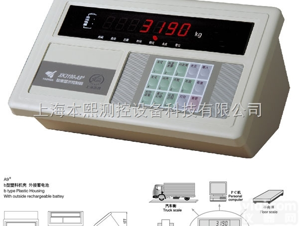 A9+P<em>汽车衡</em>显示<em>仪表</em>模拟过车磅秤称重<em>显示器</em>