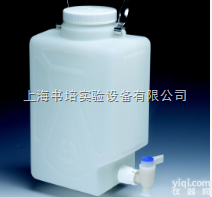 DS2327-0020  <em>美国</em>耐洁<em>Nalgene</em> 9L 氟化矩形带龙头细口大瓶 带刻度 防漏 D...