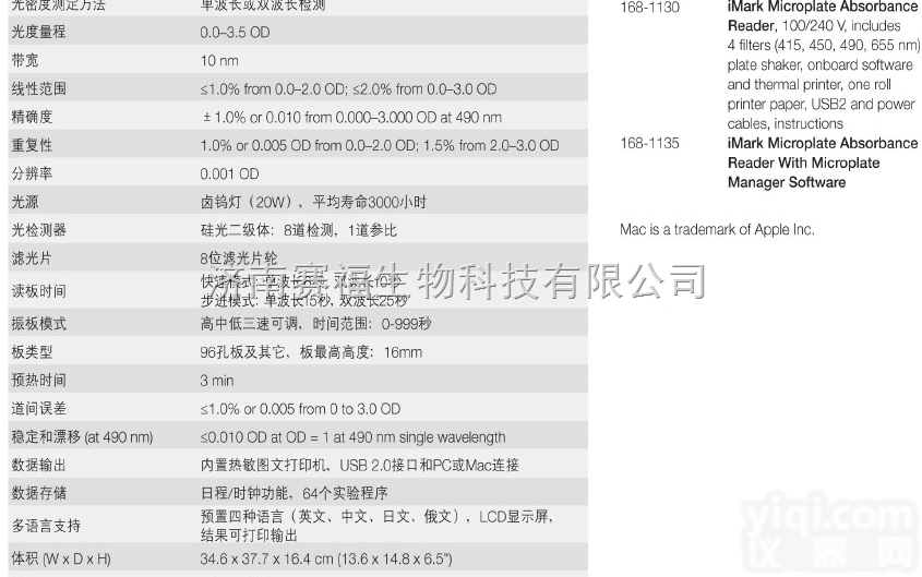 imark  biorad酶标仪厂家