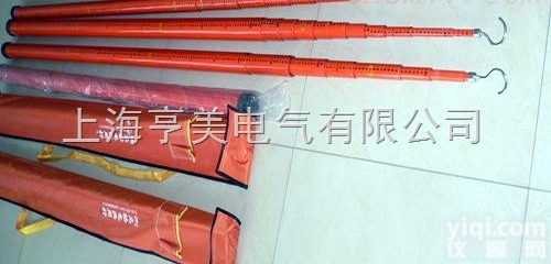 电力绝缘<em>伸缩式</em>测<em>高杆</em> <em>玻璃钢</em>15米测<em>高杆</em>