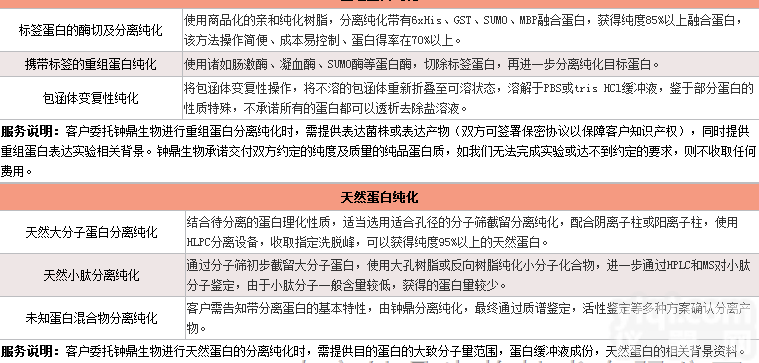 <em>蛋白质</em>纯化<em>技术服务</em>