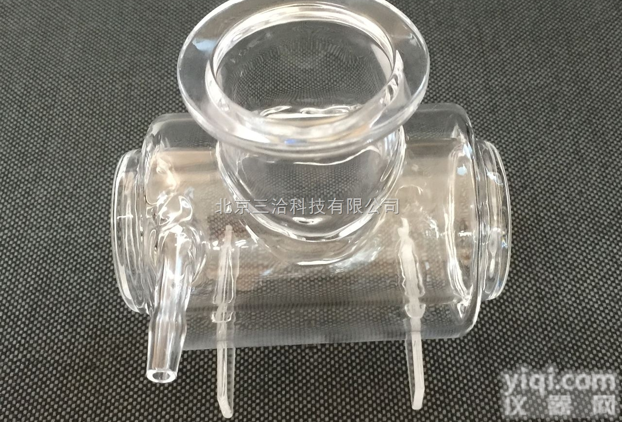 带110法兰光电<em>反应</em>器  双光窗<em>石英</em>带110法兰光电<em>反应</em>器