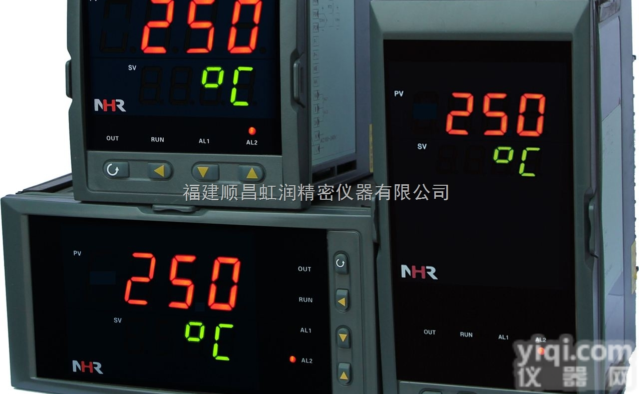 虹润<em>推出</em>NHR-1340系列傻瓜式60段模糊PID程序<em>温控器</em>