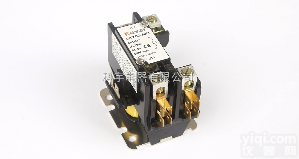 CKYC2-30/1.5  家用电器<em>单相</em><em>三相</em>空调交流<em>接触器</em>30A1.5P科宇厂家直销