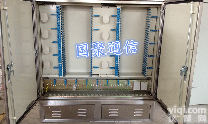 <em>落地式</em>288芯<em>不锈钢</em>光缆交接箱 合格证 说明书安装