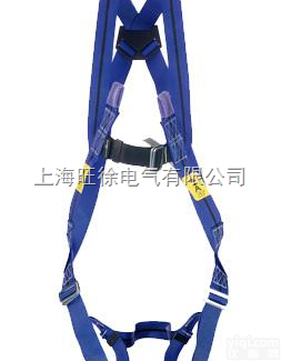 双挂点全身式<em>安全带</em>，配有定位<em>腰带</em>