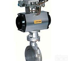 D673H<em>对夹式硬密封气动蝶阀</em> 尼必可阀门