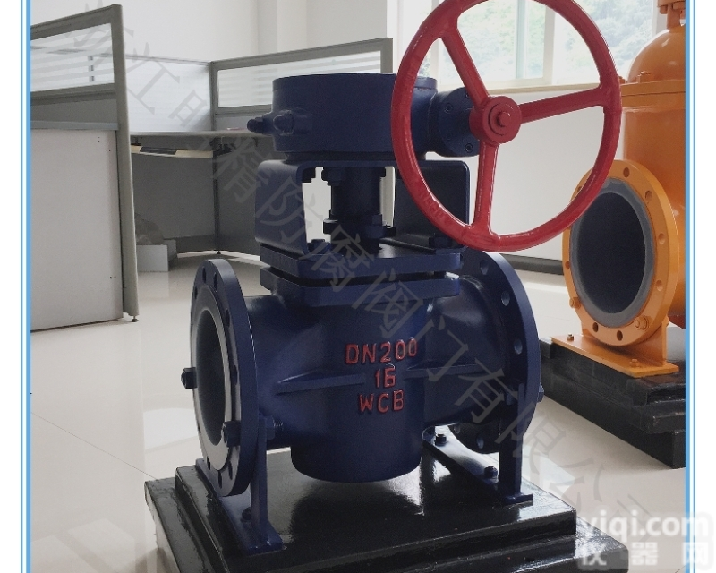 X343F46  X343F46衬氟<em>蜗轮</em><em>旋塞阀</em> 浙江明精衬氟阀门 防腐蚀阀门