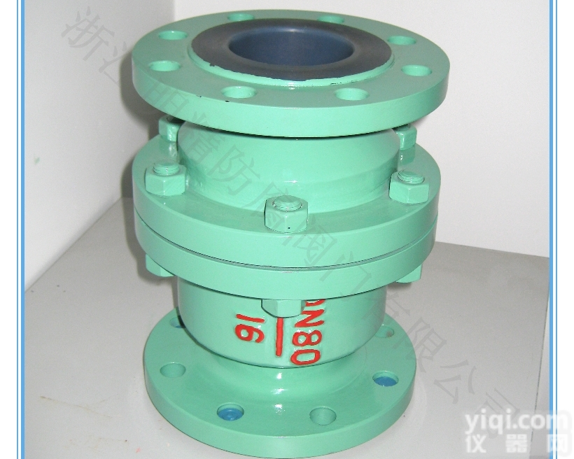 H42F46  H42F46衬氟升降立式<em>止回阀</em> 浙江明精防腐<em>阀门</em>化工<em>止回阀</em>