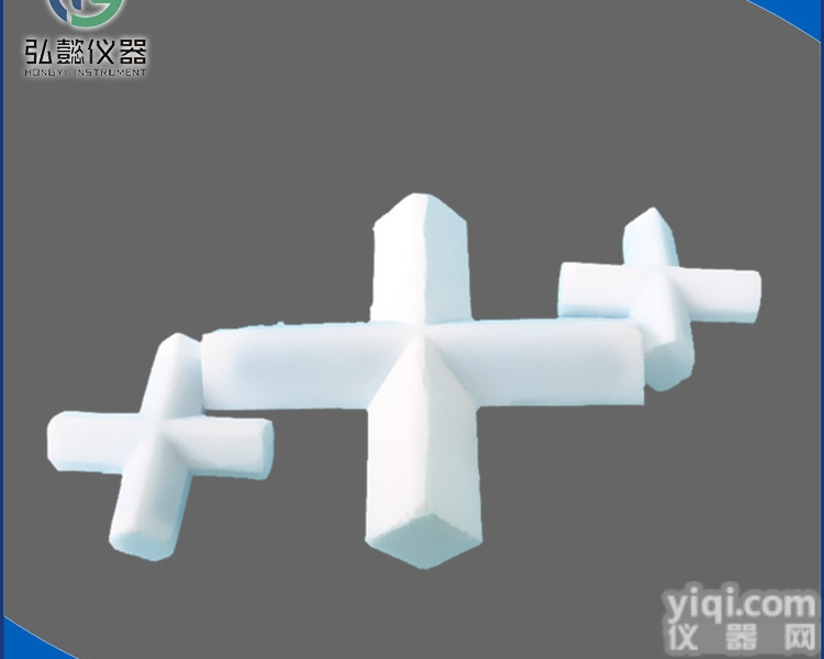 聚<em>四氟</em>乙烯磁力<em>搅拌</em>子（十字形）E10*30MM