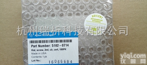 <em>5182</em>-0714  色谱柱液相色谱柱<em>5182</em>-0714 2mL透明广口<em>螺纹</em>口玻璃瓶
