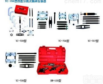 YC-706型双盘<em>分离式</em><em>轴承拉拔器</em>技术参数