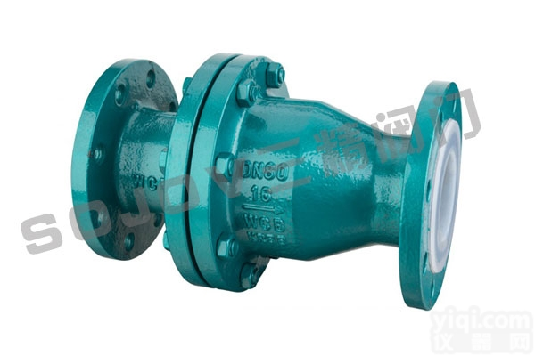 H44F46衬氟旋启式<em>止回阀</em>-温州<em>四氟</em><em>止回阀</em>