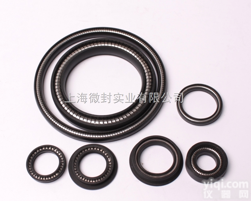 弹簧蓄能<em>密封圈</em>  PTFE<em>四氟</em>弹簧蓄能<em>密封圈</em>