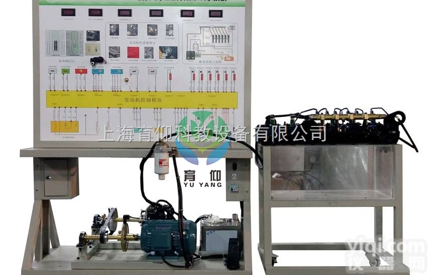 YUY-8086<em>康明斯</em>6缸共轨<em>柴油</em>机电子燃油喷射示教板|汽车示教板