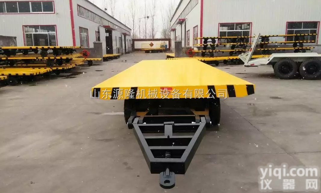 10吨机场厢式拖车  纸业厂区<em>运输车</em> 厂区牵引平板拖车 组件运输板车