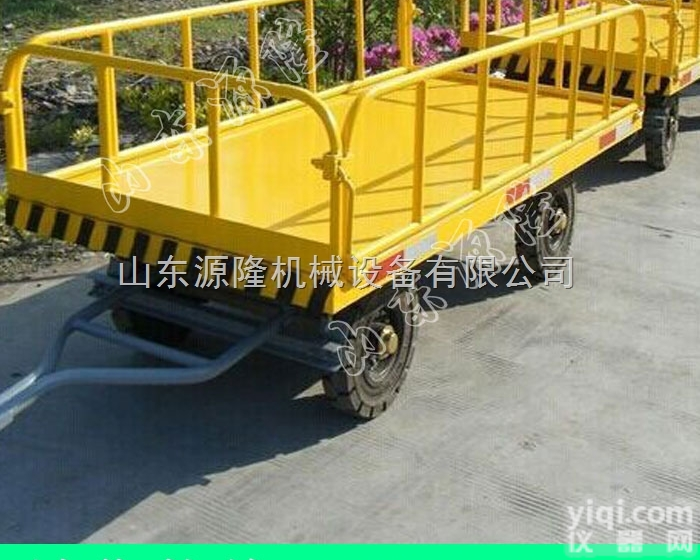 10吨  物流站平板<em>运输车</em> 危险品<em>平板车</em> 重型低平板半挂车