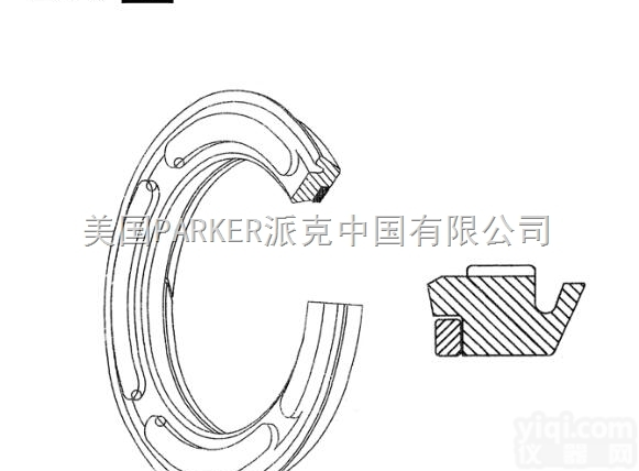 Parker<em>派克</em>BR<em>活塞</em>杆缓冲密封件