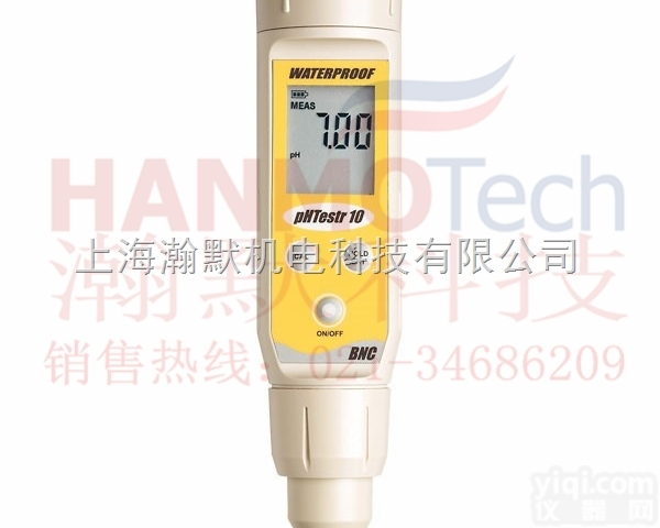 35634-14  Oakton <em>防水</em>型 <em>BNC</em> 袖珍 pH 测试仪pHTestr 10