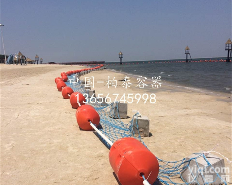 海岛水上警示<em>浮筒</em> 浴场防鲨网<em>浮筒</em> 反光带<em>浮筒</em>