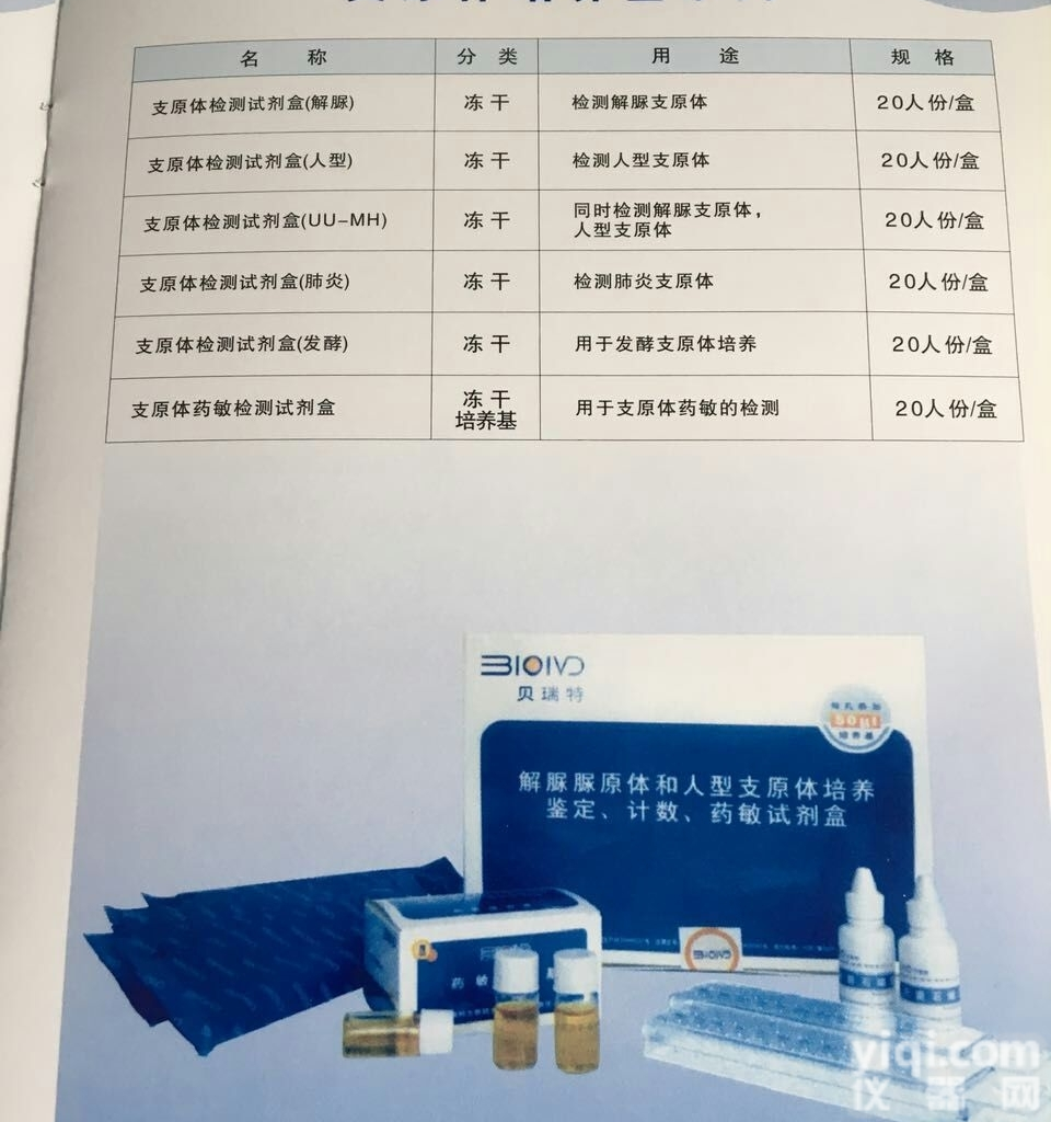 支原体药敏检测<em>试剂盒</em> 冻干<em>培养基</em>