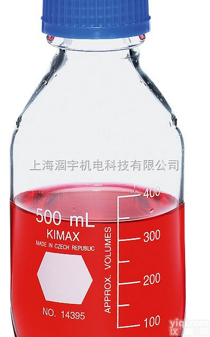 14395-500/1000  销售KIMBLE、KIMAX玻璃蓝盖瓶 <em>试剂</em>瓶 <em>储存</em>瓶500ml 10...