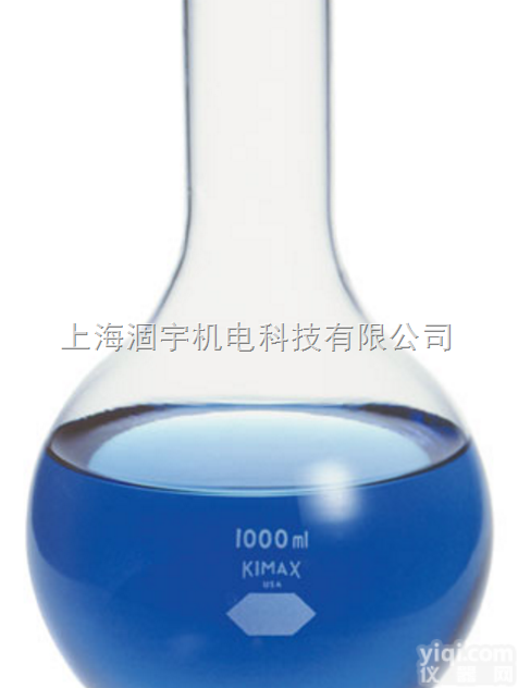2<em>500</em>0-<em>500</em>/1000/6000  代理进口美国KIMAX、KIMBLE<em>平底</em>玻璃<em>烧瓶</em>