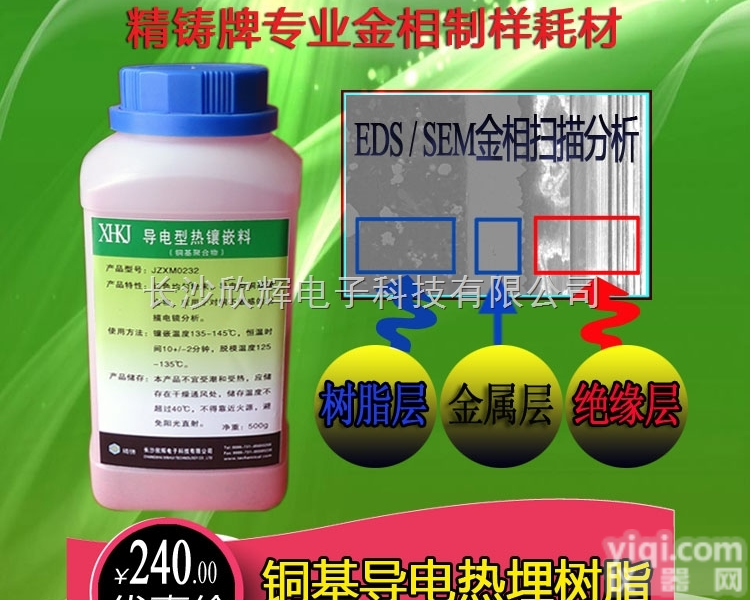 <em>导电</em>型金相<em>镶嵌</em>粉、电镀抛光金相热埋<em>树脂</em>、电镜扫描金相镶埋<em>树脂</em>